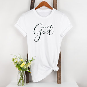 Een kind van God Inspirerend blanke vrouwen T-shirt