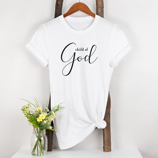 Een kind van God Inspirerend blanke vrouwen T-shirt