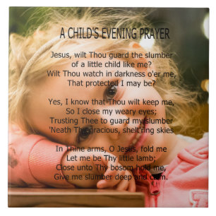 EEN KINDERPRAYER TEGELTJE