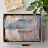 Een kip kerst tissuepapier (Geschenk)