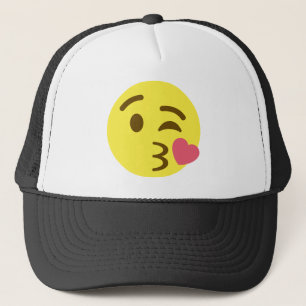 Een Kiss Emoji Trucker Hat blazen Pet