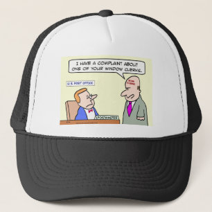 Een klacht bij de Post-Kantoor Trucker Pet