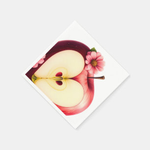 Een Klein Appeltje Is Onderweg Herfst Baby Showe Servet