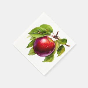 Een Klein Appeltje Is Op Weg Herfst Baby Shower Servet