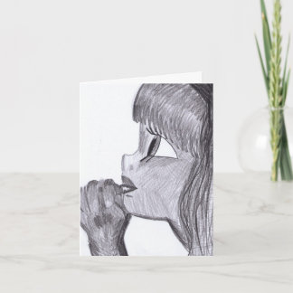 Een klein Art. van het wenskaartCadouxdle van het Kaart