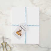 Een klein Baby shower Cadeaulabel (Met Touw)