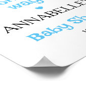 Een klein Baby shower... Poster (Hoek)