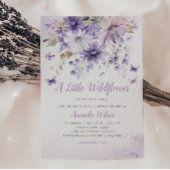 Een klein Baby shower van een Boho Floral Girl Kaart