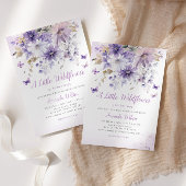 Een klein Baby shower van een Boho Floral Girl Kaart