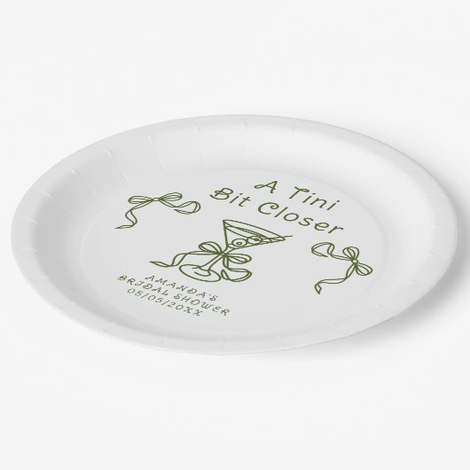 Een klein beetje dichterbij Vrijgezellenfeest Papieren Bordje (Gekanteld)