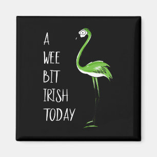Een klein beetje Iers vandaag Flamingo St Patricks Magneet