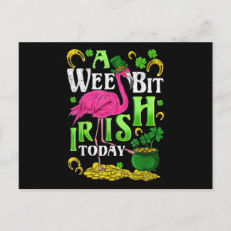 Een klein beetje Iers vandaag St. Patricks Dag Fla Feestdagenkaart