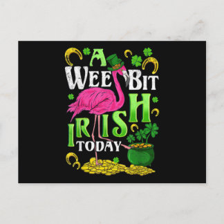 Een klein beetje Iers vandaag St. Patricks Dag Fla Uitnodiging Briefkaart
