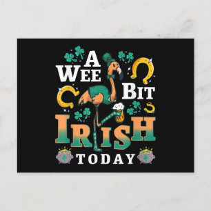 Een klein beetje Iers vandaag St. Patrick'S Day Uitnodiging Briefkaart