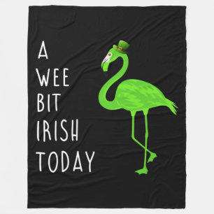 Een klein beetje Iers vandaag St. Patty’s Day Fl Fleece Deken