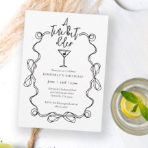 Een klein beetje ouder Black Wavy Border verjaarda