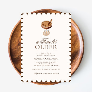 Een klein beetje ouder Espresso Martini Verjaardag Kaart