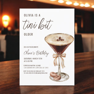 Een klein beetje ouder Espresso Martini Verjaardag Kaart
