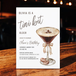 Een klein beetje ouder Espresso Martini Verjaardag Kaart