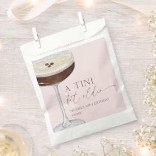 Een klein beetje ouder Expresso Martini verjaardag Bedankzakje