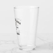 Een klein beetje ouder martini zwart verjaardagsfe glas (Links)