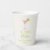 Een klein beetje ouder roze Cosmo Martini verjaard Papieren Bekers (Achterkant)