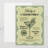 Een klein beetje oudere Martini-thema verjaardag Kaart (Voorkant / Achterkant)