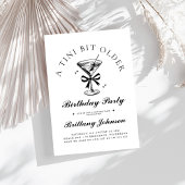 Een klein beetje oudere Martini verjaardag Kaart