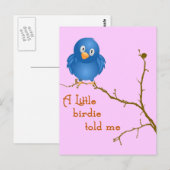 Een klein Birdie Momism-Briefkaart Briefkaart (Voorkant / Achterkant)