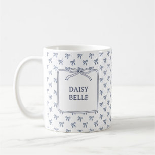 Een Klein Blauw Spijkerbroek Baby Blauwe Kokette S Koffiemok