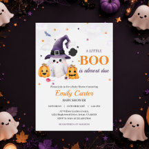 Een klein boeje is bijna aanstaande Halloween baby