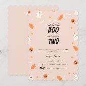 Een klein boek wordt twee jaar oud kaart (Voorkant / Achterkant)