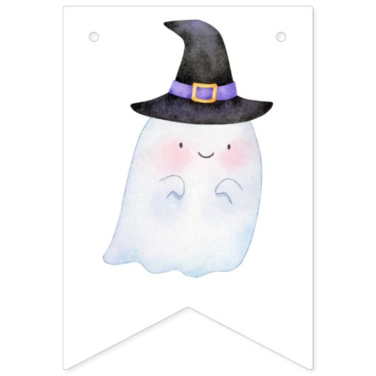 Een klein Boo Halloween Baby shower dat vlaggen bu Vlaggetjes (Eerste vlag)