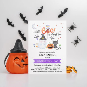 Een klein Boo Halloween Baby shower Kaart