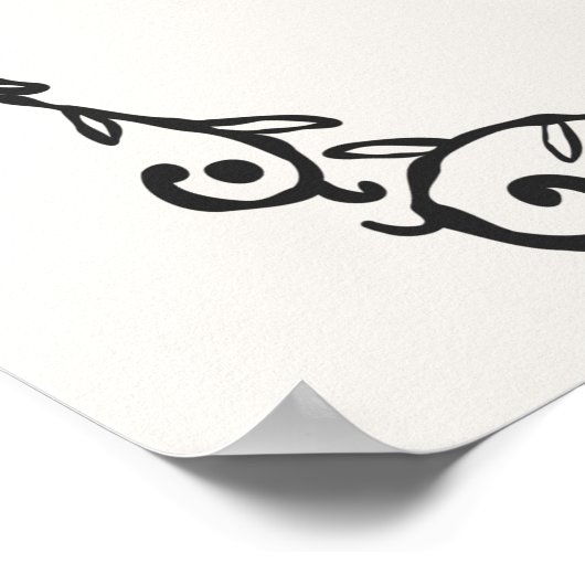 Een klein Boo Halloween Baby shower Welkom Poster (Hoek)