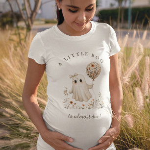 Een klein Boo is bijna fijn! Boho Geest Baby Showe T-shirt