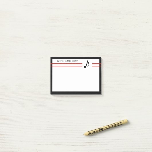 Een klein briefje post-it® notes (Op bureau)