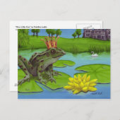 Één Klein briefkaart van de Kus (Voorkant / Achterkant)