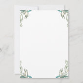 Een klein Bunny Baby shower uitnodiging (Achterkant)