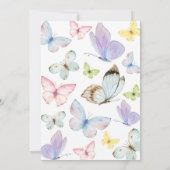 Een klein Butterfly-Baby shower Kaart (Achterkant)