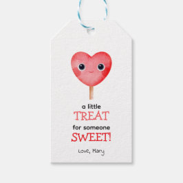 Een klein cadeautje voor iemands lieve Valentijnsh Cadeaulabel