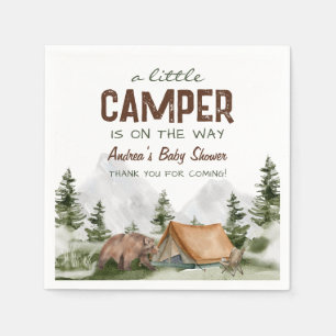 Een klein Camper is onderweg naar de schoenpooier  Servet