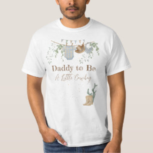 Een klein cowboy Baby shower T-shirt