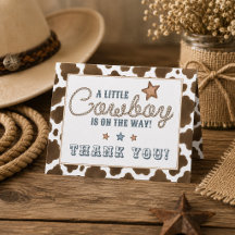 Een Klein Cowboy Komt Onderweg Baby Shower