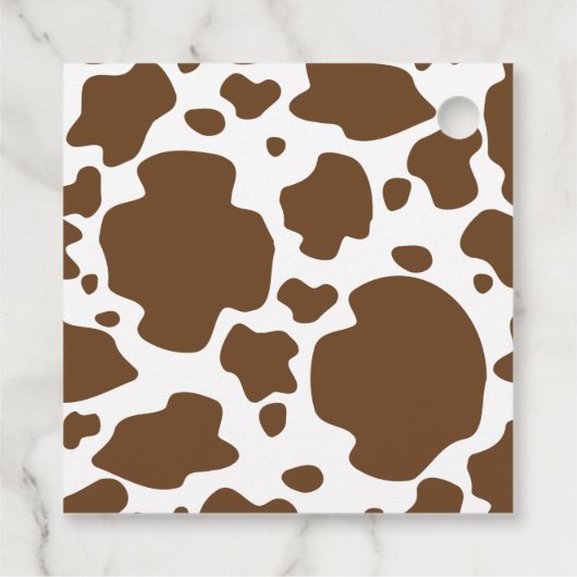 Een klein Cowboy Western Baby shower\ Bedankjes Labels (Achterkant)