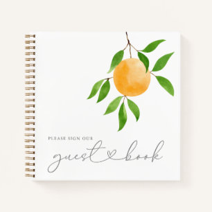 Een klein Cutie Modern Baby shower Guest Book Notitieboek