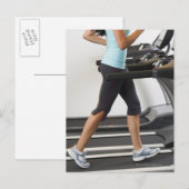 Een klein deel van de vrouwen die op de loopband l briefkaart (Voorkant / Achterkant)