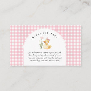 Een Klein Eendje Is Op Komst Baby Shower Informatiekaartje