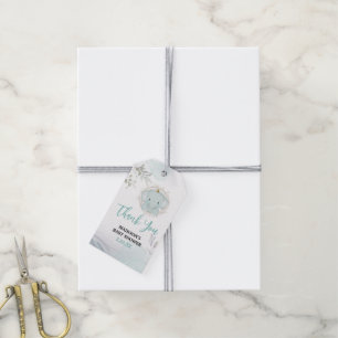 Een klein Elephant Boy Baby shower Gift Label Cadeaulabel