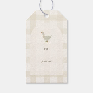 Een Klein Gans Neutraal Cadeaulabel